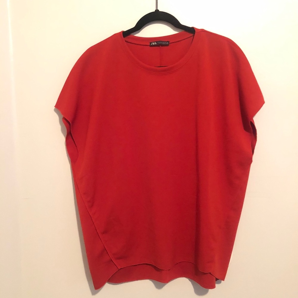 ⚠️ENDING SOON Zara Orange Tunic - Picture 1 of 3